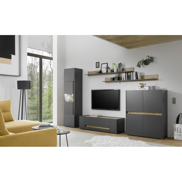 "Broadmoor Unfinished Entertainment Centre for TVs up to 65"""