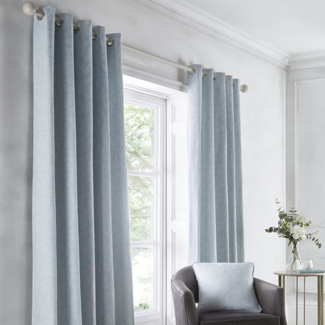 Bundine Cotton Blend Sheer Sliding Panel Pair