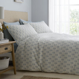 Block Floral Polyester Floral Duvet Cover Set
