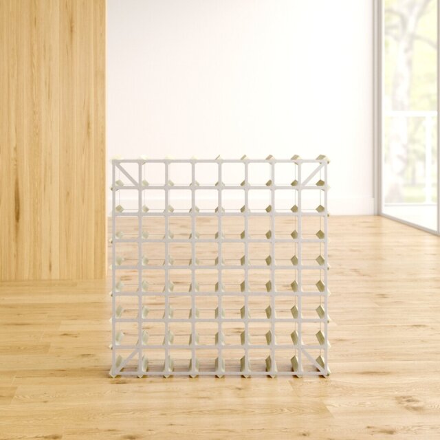Liddle 72 Bottle Floor Wine Bottle Rack