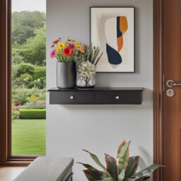 Lamartine Floating Shelf with Drawer