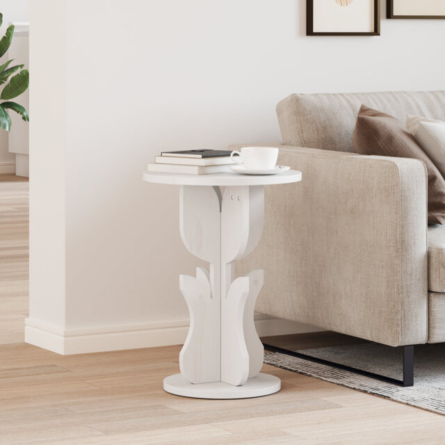 Side Table Solid Pine Wood