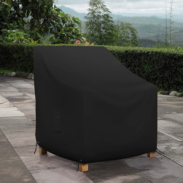 High Density Waterproof Outdoor Chair Cover, All Weather Protection Patio Deep Seat Corner Chair Cover