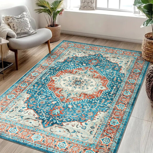 Luxury Plush Area Rug Machine Tufted Shaggy Carpet