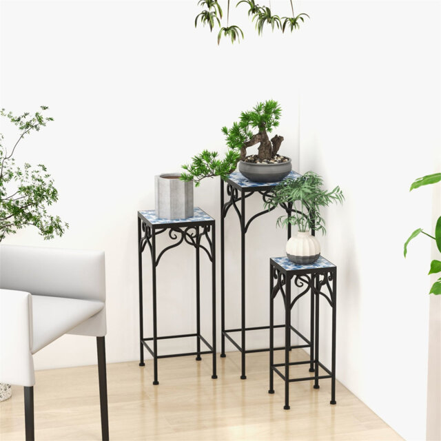 Plant Table 1 Tier Set of 3