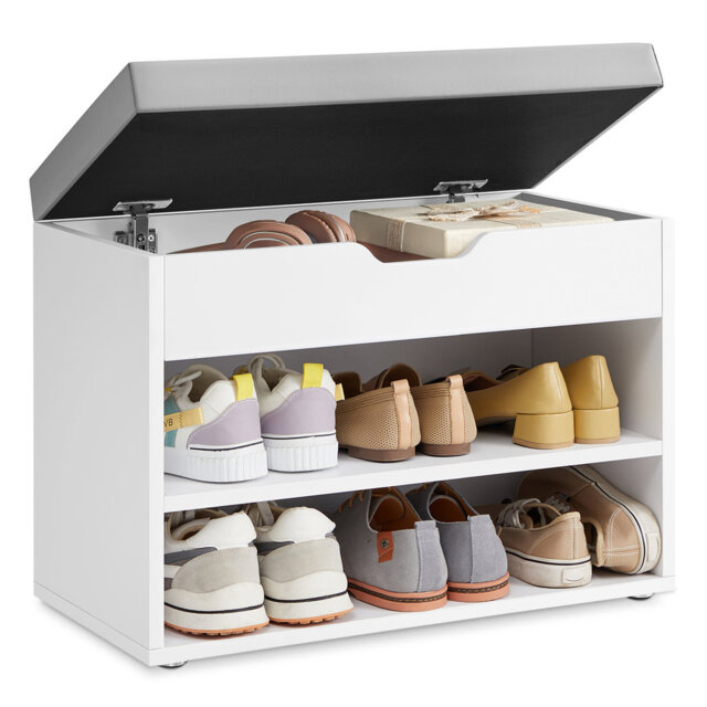 Saer 6 Pair Shoe Storage Bench