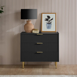 Bethzaida 3 Drawer Fluted Chest