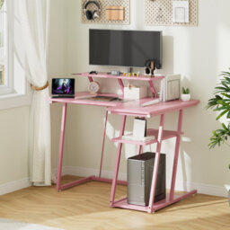 Metal Base Computer Desk