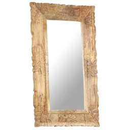 Cummins Wood Flat Wall Mirror