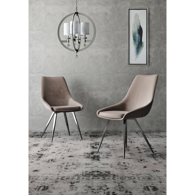Anaias Velvet Upholstered Side Chair