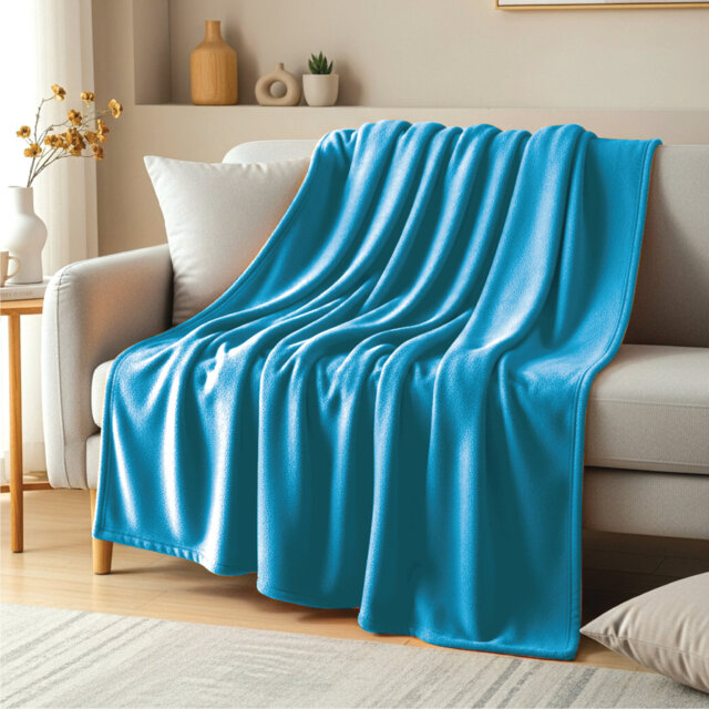 Eilly Luxury Flannel Fleece Throw Blanket for Bed & Sofa