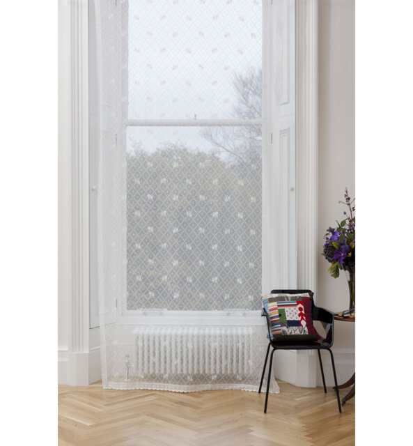 Damiya Cotton Blend Sheer Curtain Single Panel
