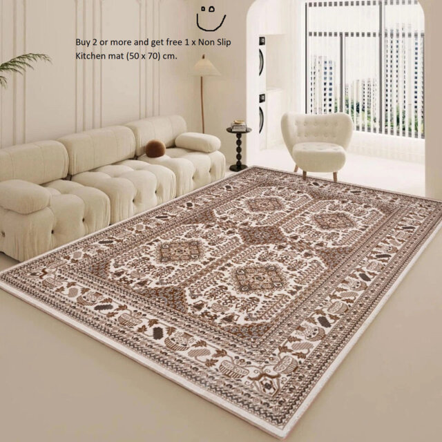 Modern Traditional Stylish Floral Rugs Large Area Rug for Living Room Bedroom Carpet