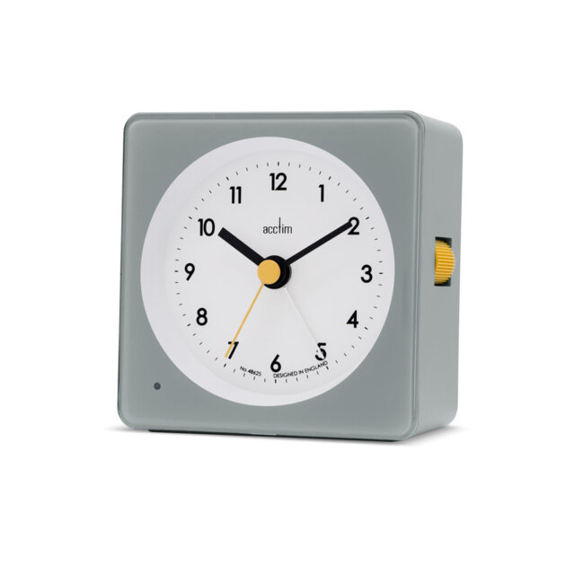 Acctim Barber Analogue Alarm Clock Smartlite® Crescendo Easy Set Alarm