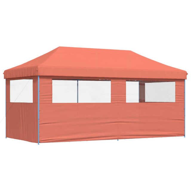 Vidaxl Foldable Tent Pop-Up With 4 Side Walls Outdoor Party Tent Garden Gazebo
