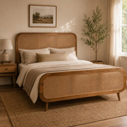 Alexsi EU Double - 140 X 200 Cm Solid Wood Ottoman Storage Bed