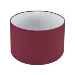 Cotton Drum Lamp Shade ( Uno ) in Red