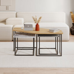 Bukurie Frame Nesting Coffee Table Set