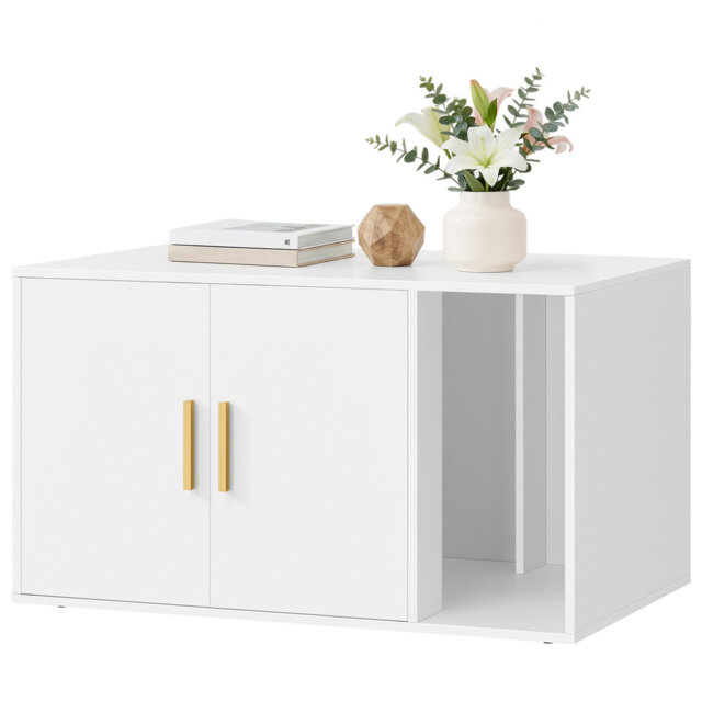 Custos Particleboard, MDF (Medium Density Fiberboard) Litter Box Enclosure
