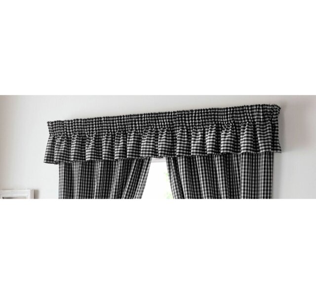 Rosas Gingham Curtain Pelmet