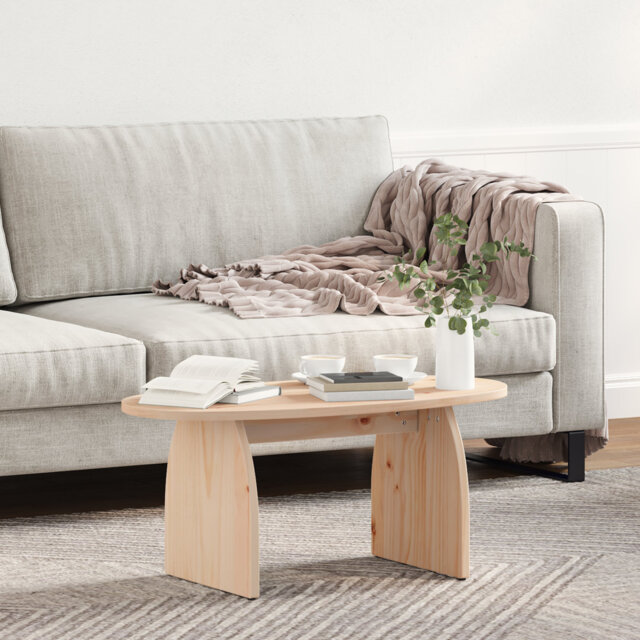 Coffee Table Solid Pine Wood Living Room Rustic Furniture Home Tables