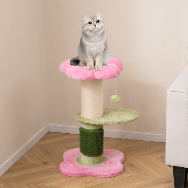 Cat Tree Multi-Layer Cats Tower with Padded Plush Perch