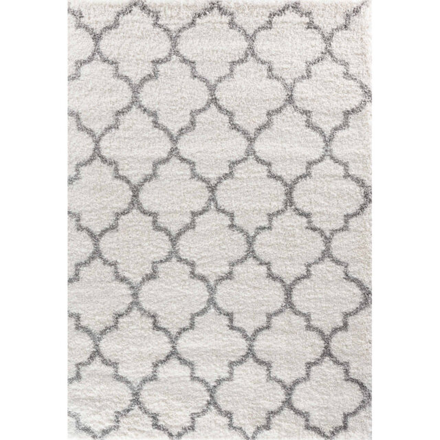 Stanwyck Shaggy Light Cream Indoor/Outdoor Rug