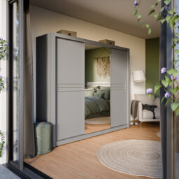 Minnis 3 Door Sliding Wardrobe