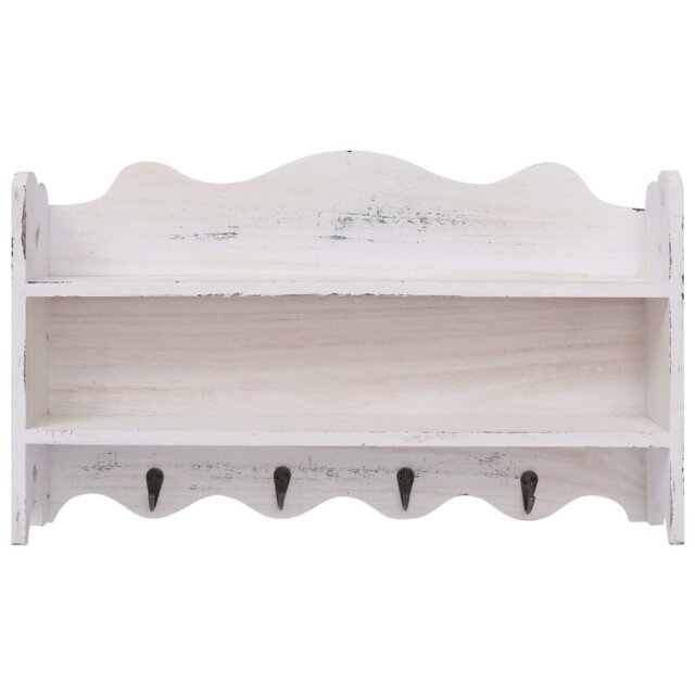 Renteria Solid Wood Wall 4 - Hook Wall Mounted Coat Rack