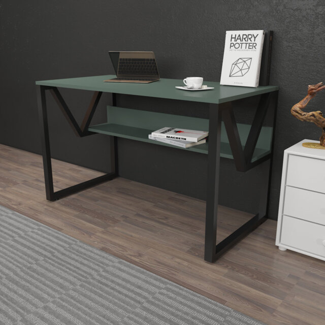 Lona 120Cm W Rectangular Computer Desk