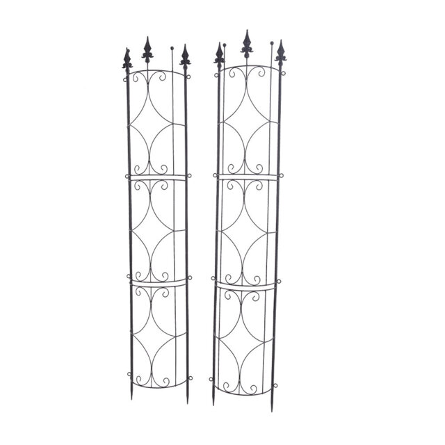 187cm H x 32cm W Iron Arched