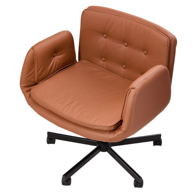 Office Chair with Adjustable Armrests and Wheels