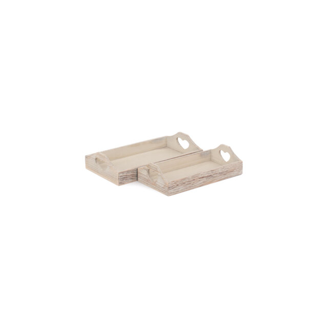 Escondido 2 Piece Small Serving Tray Set