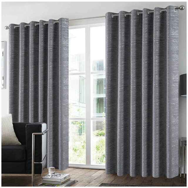 Premium Jacquard Blackout Curtains Pair - Light Blocking Window Drapes Noise Reducing Polyester Panels for Living Room Bedroom Décor