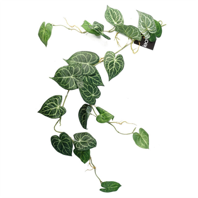 Artificial Hanging Trailing Plant Rounded Ivy Plant - Pack of 6