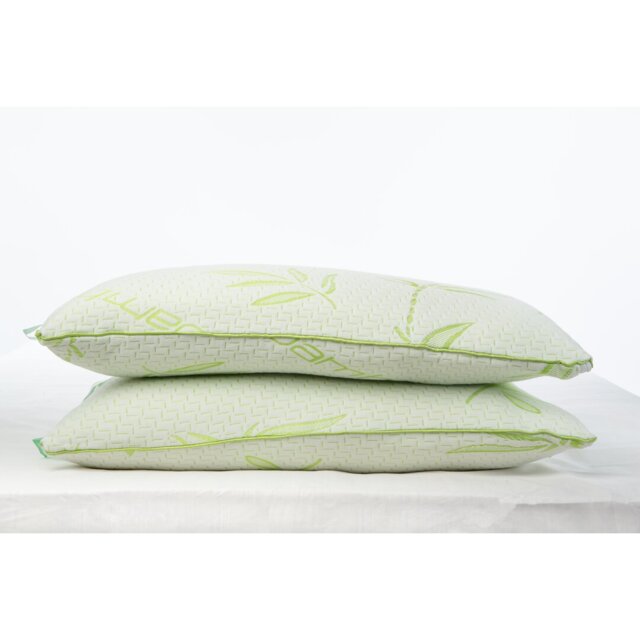 Rayon From Bamboo Memory Foam Pillow Pair