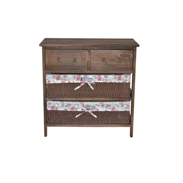 Hayrig 2 Drawer 60Cm W Solid Wood Chest of Drawers
