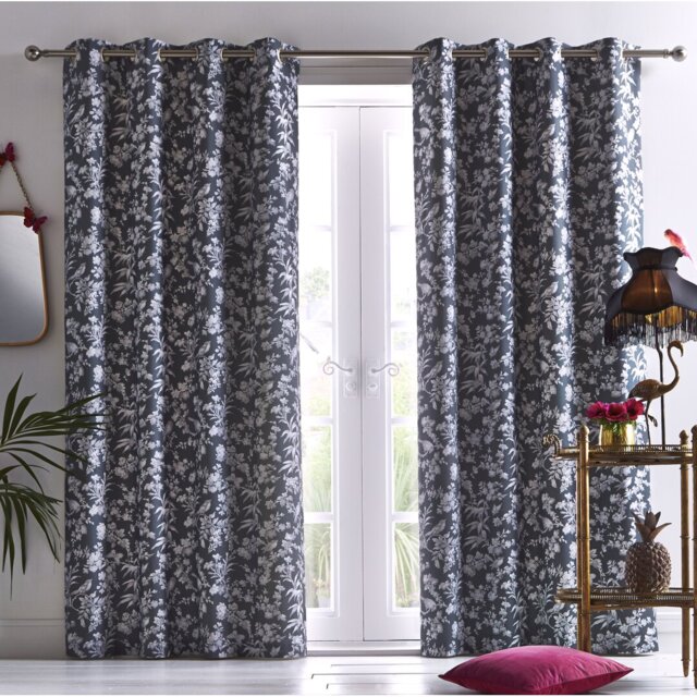 Amelia Eyelet Room Darkening Curtains