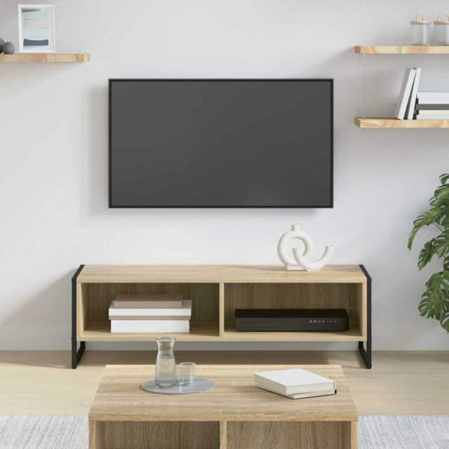 TV Cabinet Old Wood 100 X 36.5 X 30.5 Cm Engineered Wood