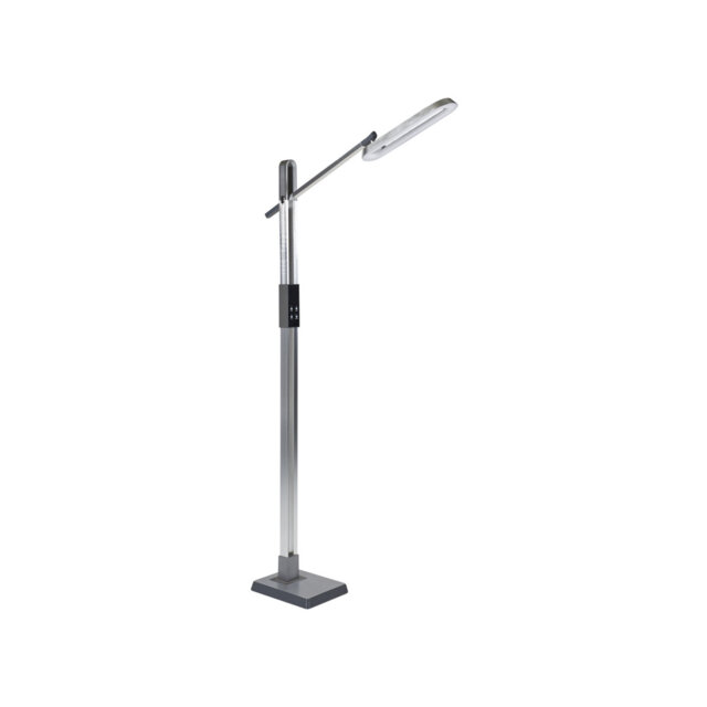 Kirwin 144cm Silver LED Task Floor Lamp