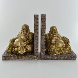 Happy Buddha Bookends