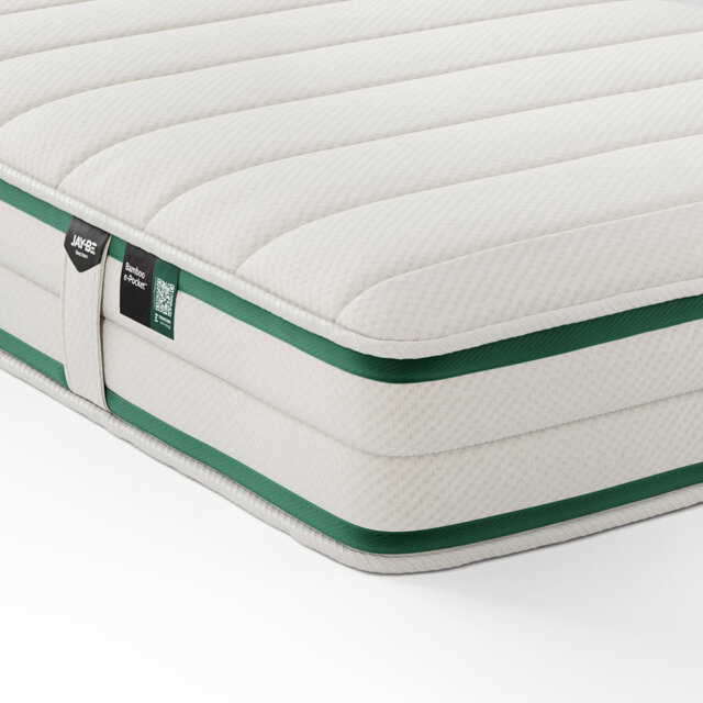 Jay-Be® Natural Fresh Bamboo e-Pocket Children's Mattress - Single