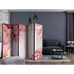 225cm W x 172cm H 5 - Panel Acoustic Room Divider Folding Room Divider