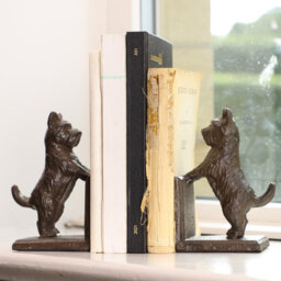 Westie Bookends