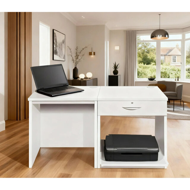 Walshaw Solid Wood Base Writing Desk