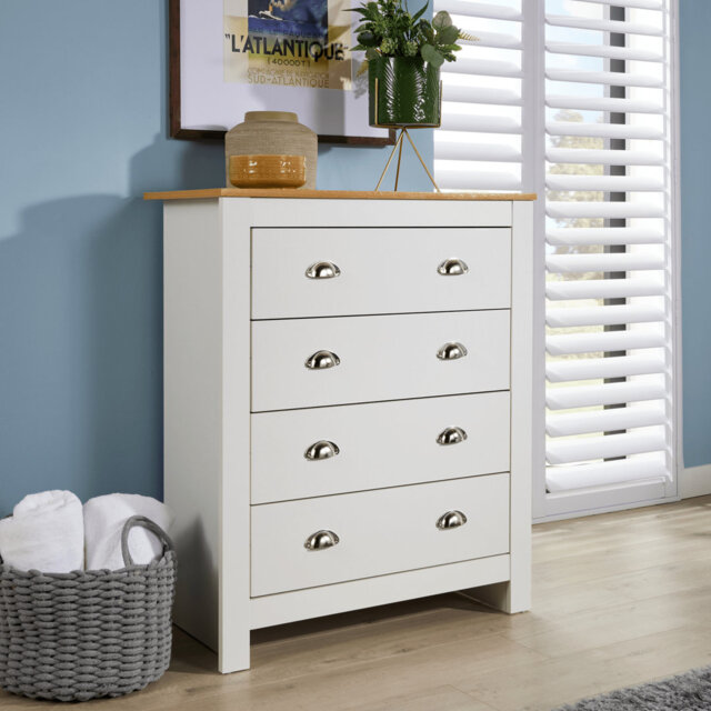 Anani 4 Drawer Wide Chest of Drawers