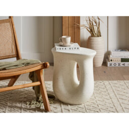 Idro Off-White Side Table