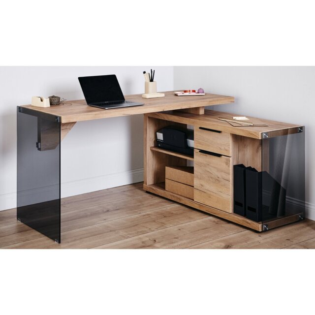Sabetha L-Shape Executive Desk