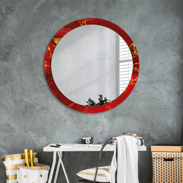 Huldar Glass Flat Wall Mirror