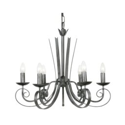 Bragenham 6 - Light Candle Style Chandelier